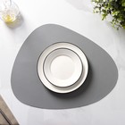 Салфетки сервировочные на стол Magistro «Тэм», 44×35 см, 4 шт., серые - Фото 2