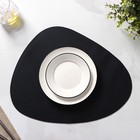 Салфетки сервировочные на стол Magistro «Тэм», 44×35 см, 4 шт., чёрные - Фото 2