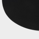Набор салфеток сервировочных на стол Доляна «Тэм», 44×35 см, 4 шт, цвет чёрный - фото 4641747