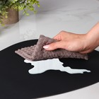 Салфетки сервировочные на стол Magistro «Тэм», 44×35 см, 4 шт., чёрные - Фото 7