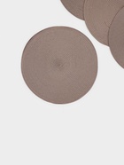 Салфетки сервировочные на стол Доляна «Лофт», 4 шт., d=38 см, коричневые - Фото 1