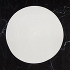 Салфетки сервировочные на стол Доляна «Лофт», 4 шт., d=38 см, белые - Фото 2