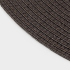 Салфетки сервировочные на стол Magistro «Лофт», 4 шт., d=38 см, коричневые - Фото 4