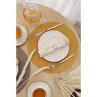 Салфетки сервировочные на стол Доляна «Лофт», 4 шт., d=38 см, песочные - Фото 5