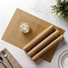 Салфетки сервировочные на стол Доляна «Шахматы», 45×30 см, 4 шт., карамельные - Фото 6