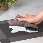 Салфетки сервировочные на стол Доляна «Шахматы», 45×30 см, 4 шт., тёмно-серые - Фото 8