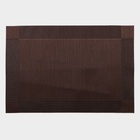 Салфетки сервировочные на стол Доляна «Шахматы», 45×30 см, 4 шт., коричневые - Фото 5