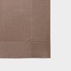 Салфетки сервировочные на стол Доляна «Шахматы», 45×30 см, 4 шт., светло-коричневые - Фото 4