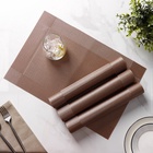 Салфетки сервировочные на стол Доляна «Шахматы», 45×30 см, 4 шт., светло-коричневые - Фото 10