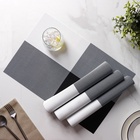 Салфетки сервировочные на стол Доляна «Настроение», 45×30 см, 4 шт., бело-чёрные - Фото 7