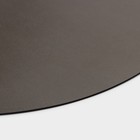 Набор салфеток сервировочных на стол Доляна «Спутник», d=38 см, 4 шт, двусторонние, цвет металлический/чёрный - фото 6688928