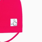 Шапка для девочки однослойная, цвет фуксия/BUNNY, размер 50-54 9258005