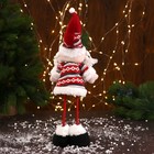 Мягкая игрушка "Дед Мороз" с ёлочкой  длинные ножки  14*36 см - Фото 3