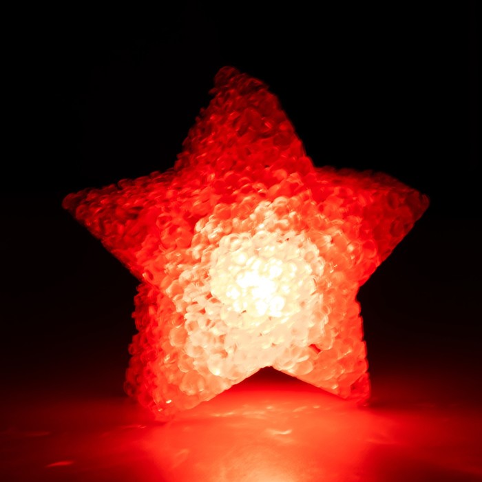 Ночник Звезда LED от батареек МИКС 4х8х8 см - фото 1926497819