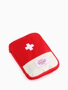 Косметичка-аптечка походная на молнии, с отделами, на подкладке, алая - Фото 3