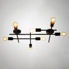 Люстра Стандарт 7×40 Вт Е27 черный 68×62 см BayerLux - фото 49188236