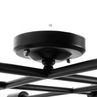 Люстра Стандарт 7×40 Вт Е27 черный 68×62 см BayerLux - фото 49188239