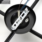 Люстра Стандарт 7×40 Вт Е27 черный 68×62 см BayerLux - фото 49188242