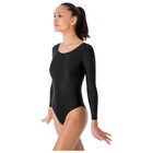 Купальник для гимнастики и танцев Grace Dance, р. 40, цвет чёрный - Фото 2