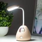 Настольная лампа Альпака LED 3Вт USB АКБ МИКС 7,5х11х25 см RISALUX - Фото 5