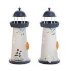 Ночник Морской маяк LED от батареек МИКС 7,5х7,5х17,5 см - фото 29547235