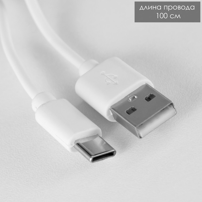 Ночник с увлажнителем Котик LED USB АКБ белый 10х10х16,2 см RISALUX - фото 1897258564