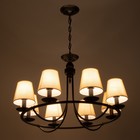 Люстра "Амалия" 8хЕ14 40Вт черный 85х85х60-67см BayerLux - Фото 3
