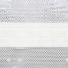 Тюль на кухню на шторной ленте 250х160 см, белый, 100% полиэстер - Фото 3