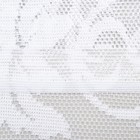 Тюль на кухню без шторной ленты 165х170 см, цвет белый, 100% полиэстер - Фото 3