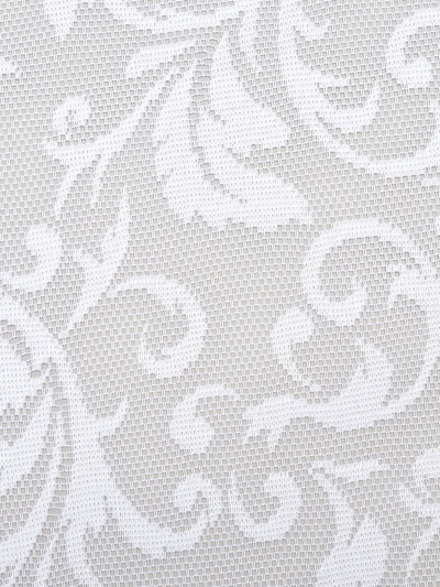 Тюль на кухню без шторной ленты 165х170 см, цвет белый, 100% полиэстер