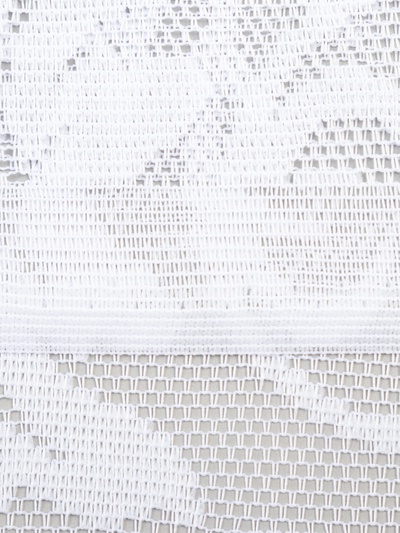 Тюль на кухню без шторной ленты 165х170 см, цвет белый, 100% полиэстер