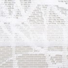Тюль на кухню без шторной ленты, размер 165х170см, цвет белый, 100% полиэстер - Фото 3