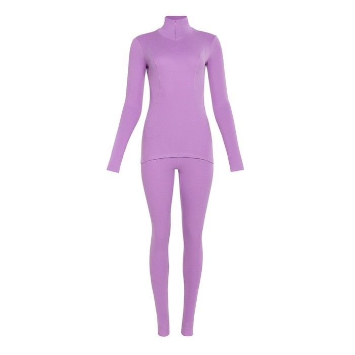 Термобельё женское (лонгслив, лосины) MINAKU цвет фиолетовый, размер 42