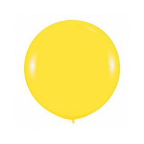 Шар латексный 36", пастель, цвет жёлтый, 1 шт.