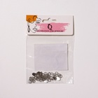 Замок карабин «Сердечко», 3 шт. с удлинителем 5.8 см 1.1×0.4 см, цвет серебро - Фото 3