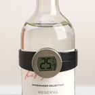 Термометр для вина Magic, 8×8×4 см, нержавеющая сталь - фото 319040217