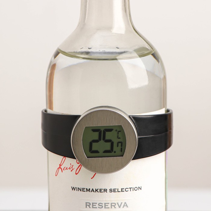Термометр для вина Magic, 8×8×4 см, нержавеющая сталь - Фото 1