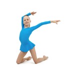 Купальник для гимнастики и танцев Grace Dance, размер 32, бирюзовый - Фото 5