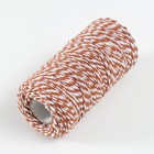 Пряжа 100% целлюлоза "Softino Raffia Color Melange" кручёная, шоколад 100м ±2м 87 гр - Фото 2
