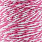 Пряжа 100% целлюлоза "Softino Raffia Color Melange" кручёная, ярко-розовая 100м ±2м 87 гр - Фото 3
