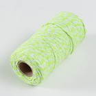 Пряжа 100% целлюлоза "Softino Raffia Color Melange" кручёная, светло-зелёная 100м ±2м 87 гр   76210 - Фото 2