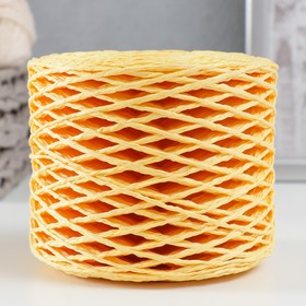 Пряжа 100% целлюлоза "Softino Raffia Color" кручёная, жёлтая 200м ±2м 120 гр 7621068