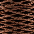 Пряжа 100% целлюлоза "Softino Raffia Color" кручёная, кофе 200м ±2м 120 гр - Фото 3