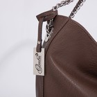 Сумка-мешок "Оливи" на молнии, цвет коричневый - Фото 4