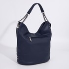 Сумка-мешок "Оливи" на молнии, цвет синий - фото 24243297