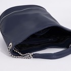 Сумка-мешок "Оливи" на молнии, цвет синий - фото 24243300