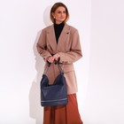 Сумка-мешок "Оливи" на молнии, цвет синий - фото 24243301