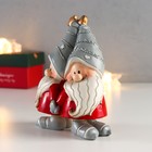 Сувенир полистоун "Дедушки Морозы спина к спине" 12,5х6х9,5 см - фото 21757061