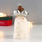 Сувенир полистоун "Ангел-принцесса, платье со звёздами звезда/сердечко" МИКС 14,5х7,3х4,8 см   75464 - фото 21757083