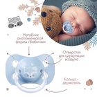 Соска - пустышка латексная классическая Крошка Я «Енотик», от 0 мес., голубой - Фото 4
